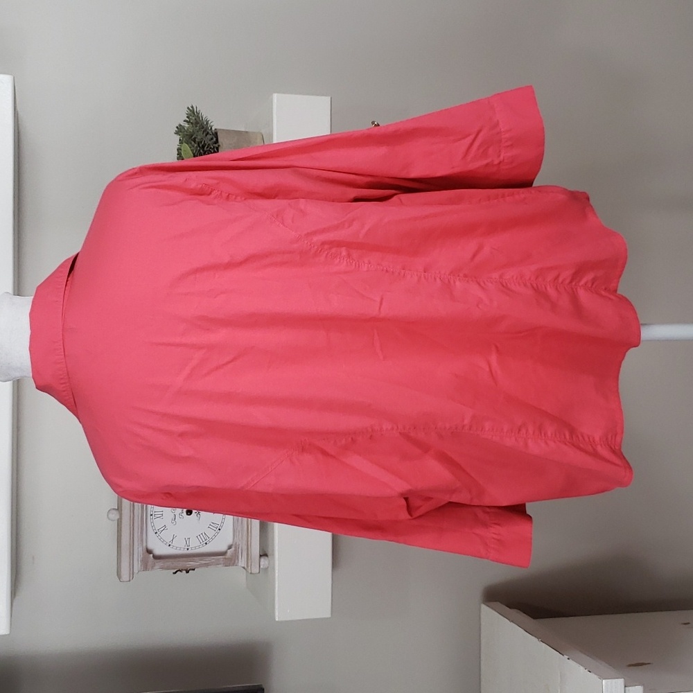 CJ Banks Long Sleeve Button Front Shirt - Picture 4 of 7